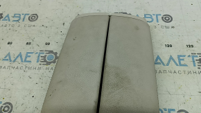 Armrest for Mercedes W213 E 17-20, beige leather, needs cleaning, broken fasteners