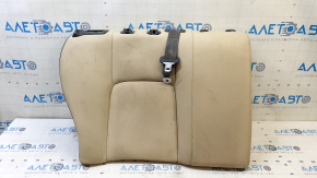Right rear seat backrest for Lexus CT200h 11-13, black leather, with belt