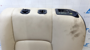 Left rear seat back for Lexus CT200h 11-13, beige leather, dry-cleanable, scratched