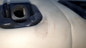Left rear seat back for Lexus CT200h 11-13, beige leather, dry-cleanable, scratched