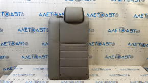 Left rear seat backrest for Toyota Camry v55 15-17 usa SE, combined gray, gray stitching, needs cleaning, dented