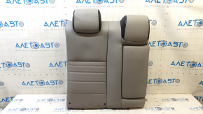 Right rear seat backrest for Toyota Camry v55 15-17 usa SE, combined gray, gray stitching, with armrest, needs cleaning, dented