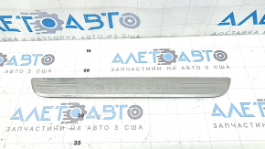 Front left outer door sill trim for Mercedes W213 E 300/350 17-23 chrome, scratches