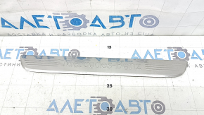 Front right outer door sill trim for Mercedes W213 E 300/350 17-23 chrome, scratches