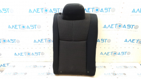 Right rear seat backrest for Nissan Sentra 13-15, black fabric, torn