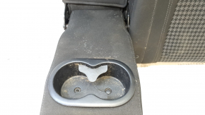 Left rear seat backrest for a 1915-16 Dodge Challenger, black, with armrest, for cleaning