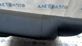 Right rear seat backrest for Ford Mustang mk6 15-17 coupe, fabric, black, faded