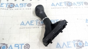 Audi A4 B8 13-16 Restored Black Leather Gear Knob, Scratches, Worn