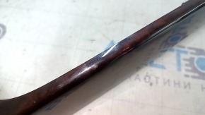 Audi A4 B8 13-16 Restored Center Console Trim, Dark Brown Wood Finish, Scratches