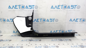 Inner door sill trim, front left, Audi A4 B8 08-16 sedan, black