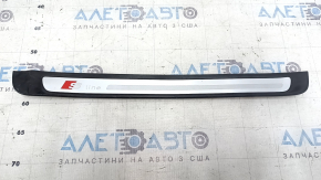 Outer door sill plate, front right, Audi A4 B8 08-16 sedan, chrome, S line, scratches, dented