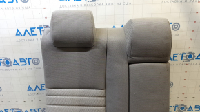 Right rear seat backrest Toyota Camry v55 15-17 usa gray cloth, with armrest, needs cleaning, tear