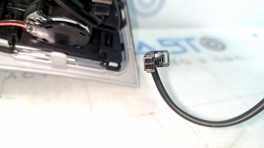 Front panel trim, speedometer frame for the Audi A4 B8 08-16 monitor, gray, with air duct deflector