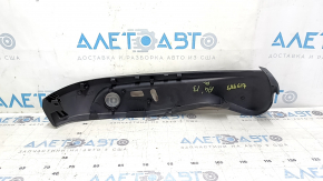 Driver's seat control trim for Audi A4 B8 08-16, black, scratches