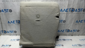 Right rear seat backrest for a Nissan Leaf 2013-2017, gray fabric. Dry-cleanable, rips in fabric.