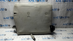 Left rear seat backrest for Nissan Leaf 13-17, black fabric, with belt, dents