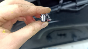 Ford C-max MK2 13-18 black upper center dashboard trim, with speaker covers, broken fasteners