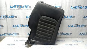 Right rear seat backrest for Ford Fusion mk5 13-16, black fabric, white stitching, dry cleanable, cracked