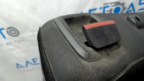 Right rear seat backrest for Ford Fusion mk5 13-16, black fabric, white stitching, dry cleanable, cracked