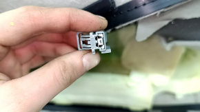 Ford C-max MK2 13-18 passenger seat back trim, grey leather, heated, wire cut