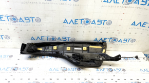 Right side trim for rear seats, Subaru Outback 15-19, black cloth, minor scratches