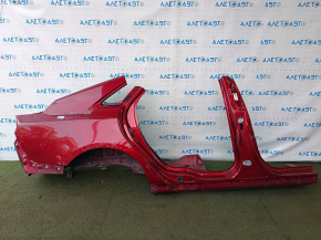 Quarter wing rear right Lincoln MKZ 13-20 red, on the body, dented, bumps