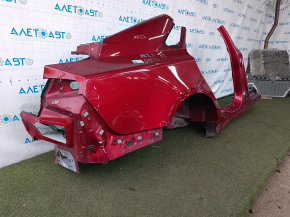 Quarter wing rear right Lincoln MKZ 13-20 red, on the body, dented, bumps