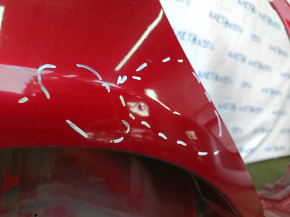 Quarter wing rear right Lincoln MKZ 13-20 red, on the body, dented, bumps
