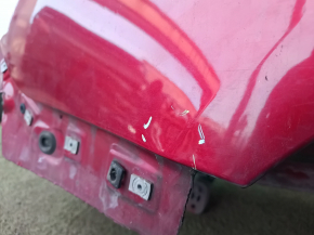 Quarter wing rear right Lincoln MKZ 13-20 red, on the body, dented, bumps