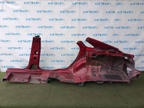 Quarter wing rear right Lincoln MKZ 13-20 red, on the body, dented, bumps