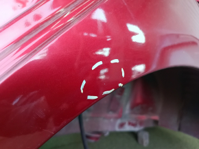 Quarter wing rear left Lincoln MKZ 13-20 red, on the body, dented, bumps