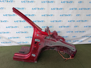 Front right quarter Lincoln MKZ 13-16 red, on the body