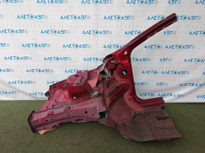 Front right quarter Lincoln MKZ 13-16 red, on the body