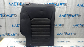 Right rear seat backrest for Ford Fusion mk5 13-16, black fabric, white stitching, dented, faded