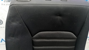 Right rear seat backrest for Ford Fusion mk5 13-16, black fabric, white stitching, dented, faded