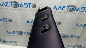 Right rear seat backrest for Ford Fusion mk5 13-16, black fabric, white stitching, dented, faded