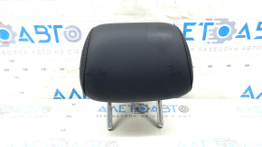 Mazda CX-30 2023 right rear headrest, black leather, dark brown stitching