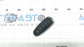 Ford C-Max MK2 13-18 5-button key, chrome finish