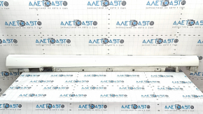 Right threshold Mercedes W213 E 300/350 17-23 without moldings, AMG pack, white, scratches, crack in the mount