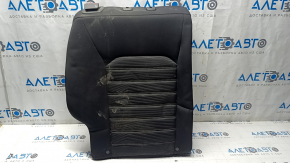 Right rear seat backrest for Ford Fusion mk5 13-16, black fabric, white stitching, dry clean, faded