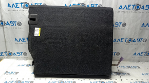 Left rear seat backrest for Ford Fusion mk5 13-16, black fabric, white stitching, with belt and latch, dry cleanable, faded