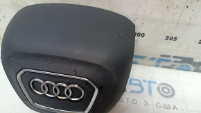 Audi Q5 80A 18-21 gray steering wheel airbag, driver's side, type 1, scratches, needs cleaning