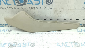 Upper left side center console trim for Audi Q5 80A 18-24 beige leather, scratches, needs cleaning