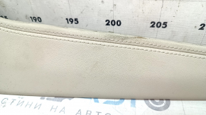 Upper left side center console trim for Audi Q5 80A 18-24 beige leather, scratches, needs cleaning