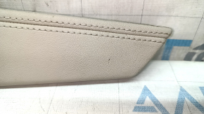 Upper left side center console trim for Audi Q5 80A 18-24 beige leather, scratches, needs cleaning