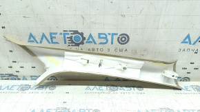 Left front pillar trim for Audi Q5 80A 18-24 beige, needs cleaning, scratches, cracks in fasteners