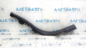 Inner rear left door sill trim for Audi A4 B8 08-16 sedan, black, scratches