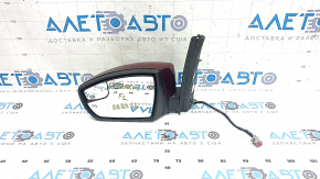 Left side mirror assembly for Ford C-max MK2 13-18, 7 pins, turn signal, heated, red