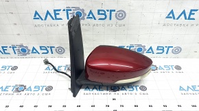 Left side mirror assembly for Ford C-max MK2 13-18, 7 pins, turn signal, heated, red