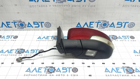 Left side mirror assembly for Ford C-max MK2 13-18, 7 pins, turn signal, heated, red